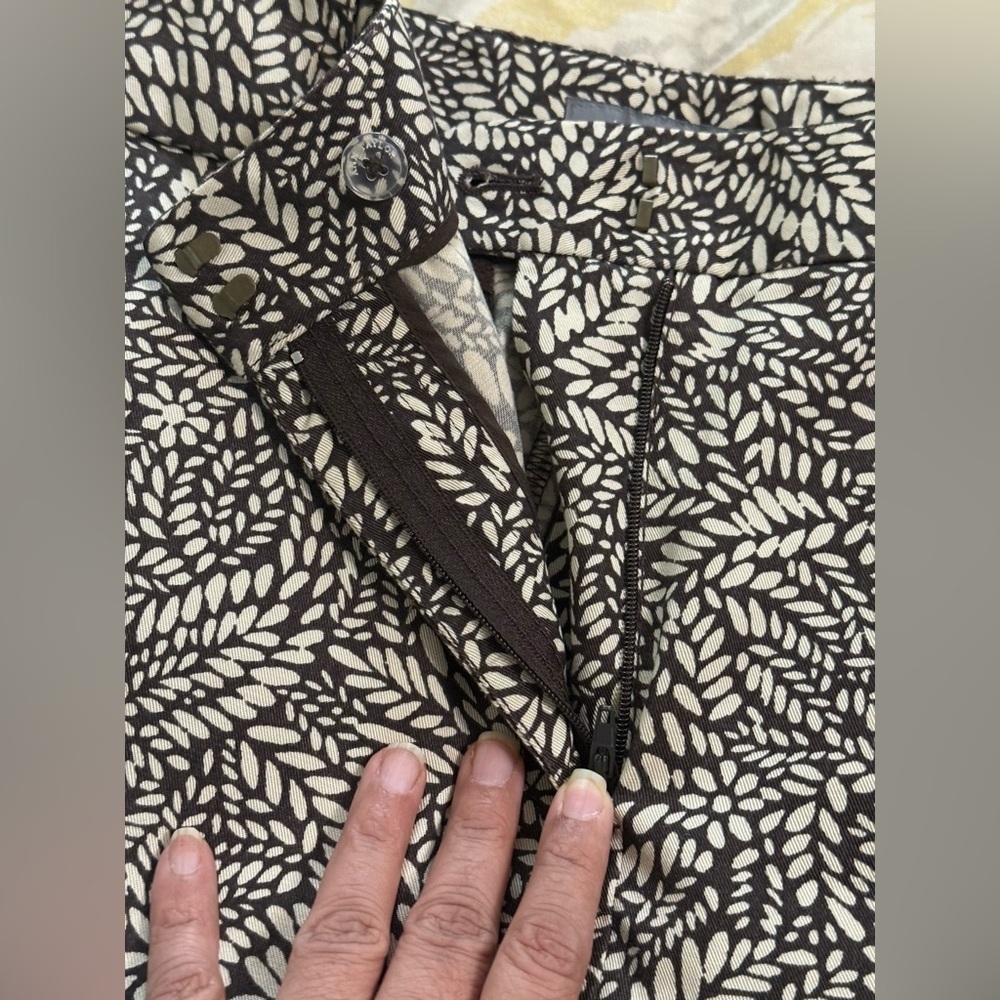 GW - Ms. Floral Skirt from Ann Taylor - Brown/Beige- Sz 14 - Picture 5 of 11